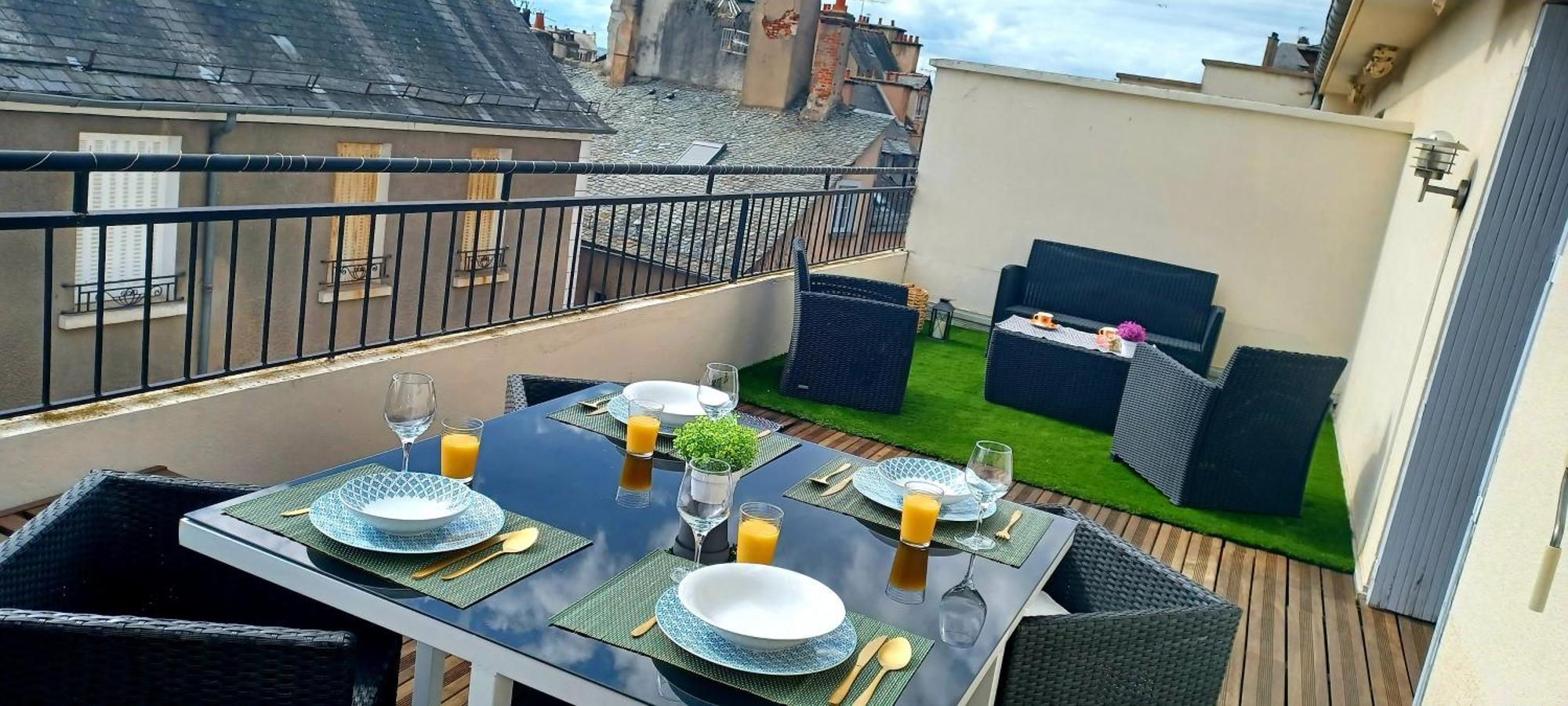 Апартаменти La Terrasse De St Amans Родез Екстер'єр фото